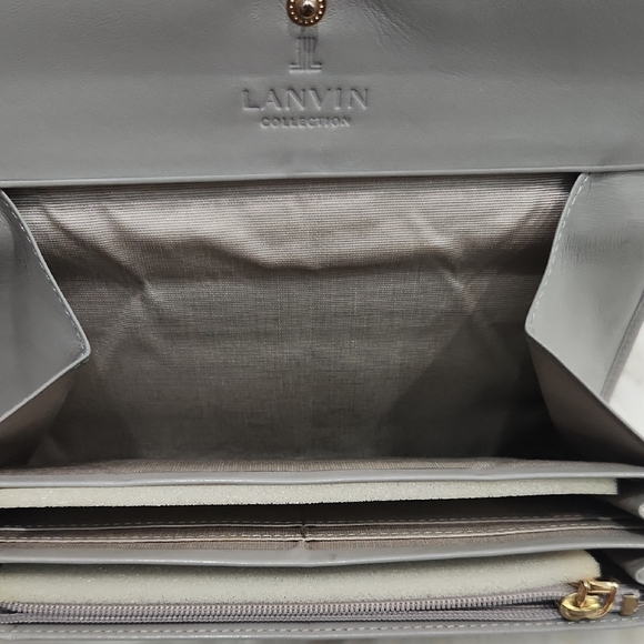 🔹️LANVIN🔹️Gray Women wallet With Box - Picture 6 of 15